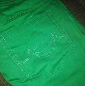Faded Glory green shorts